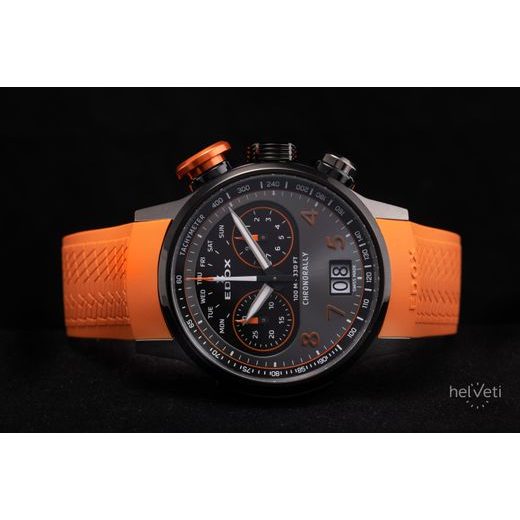 EDOX CHRONORALLY 45 QUARTZ CHRONOGRAPH 38003-TINGNOCAO-GNO - CHRONORALLY - BRANDS