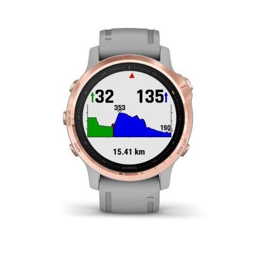 GARMIN FENIX6S PRO SAPPHIRE, ROSEGOLD/GRAY BAND (MAP/MUSIC) 010-02159-21 - GARMIN - ZNAČKY