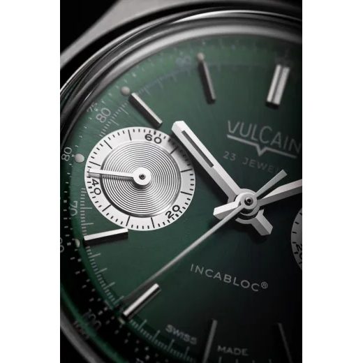 VULCAIN CHRONOGRAPH 70'S - GREEN - CHRONOGRAPH 1970'S - ZNAČKY