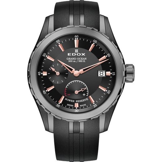 EDOX GRAND OCEAN POWER RESERVE 94500-357GNCA-NIR - GRAND OCEAN - ZNAČKY