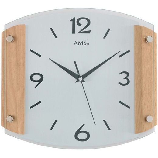 HODINY AMS DESIGN RADIO CONTROLLED 5938-18 - NÁSTĚNNÉ HODINY - OSTATNÍ