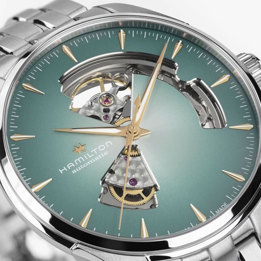 HAMILTON JAZZMASTER OPEN HEART AUTO 40MM H32675141 - JAZZMASTER - ZNAČKY