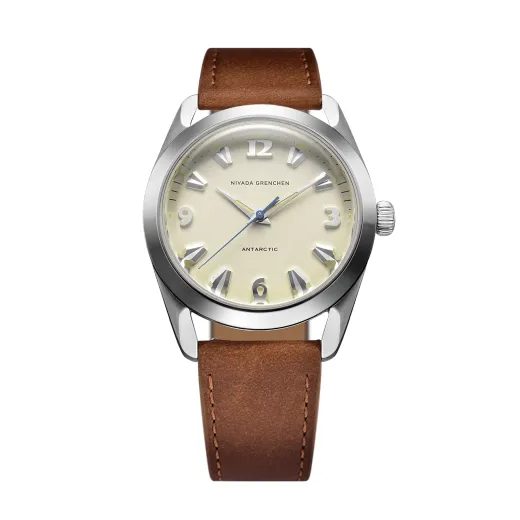 NIVADA GRENCHEN ANTARCTIC 38 MM - EGGSHELL BEIGE LUMINOVA - ANTARCTIC - ZNAČKY