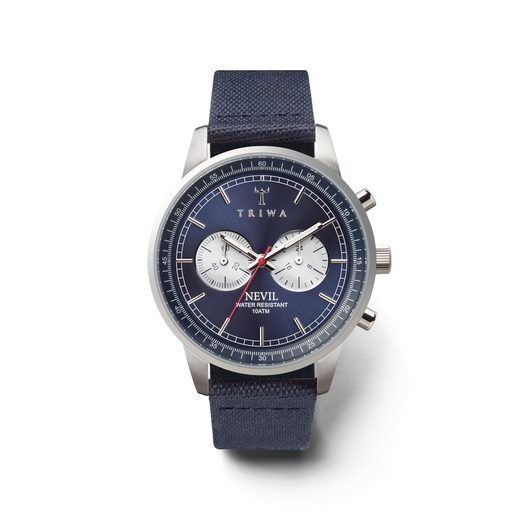 TRIWA BLUE STEEL NEVIL NAVY CANVAS CLASSIC TW-NEST108-CL060712 - ARCHÍV