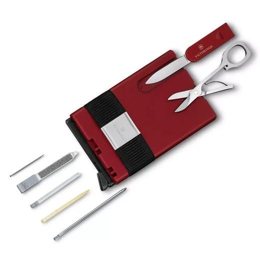 CHYTRÁ PENĚŽENKA VICTORINOX ICONIC RED 0.7250.13 - KAPESNÍ NOŽE - OSTATNÍ