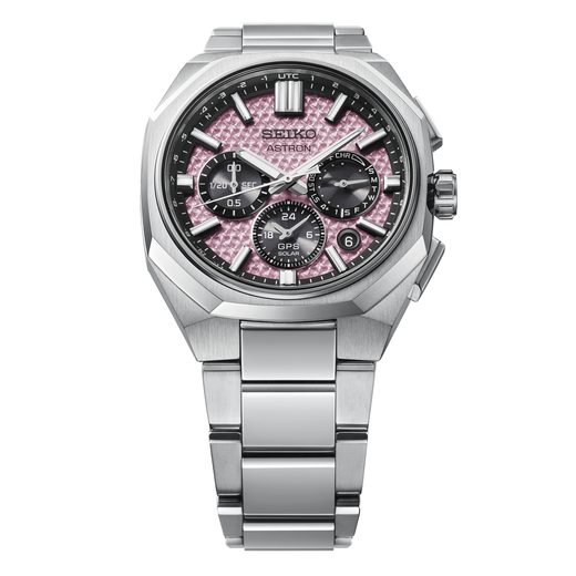 SEIKO ASTRON DUAL-TIME CHRONOGRAPH HAB006J1 CRYSTAL PINK LIMITED EDITION - ASTRON - ZNAČKY