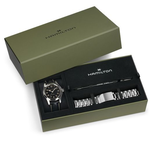 HAMILTON KHAKI FIELD MURPH 42MM AUTOMATIC SET H70605732 - KHAKI FIELD - ZNAČKY
