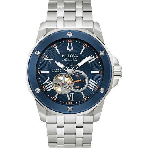 BULOVA MARINE STAR AUTOMATIC 98A302 - MARINE STAR - BRANDS