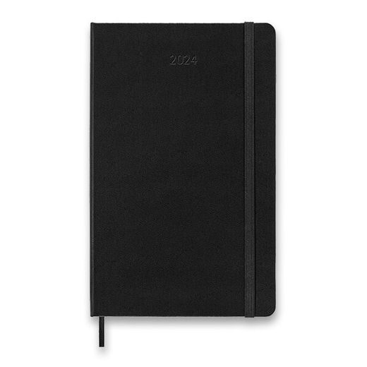 DIÁŘ MOLESKINE 2024 ČERNÝ - TÝDENNÍ - TVRDÉ DESKY - L 1206/5723117 - DIÁŘE A ZÁPISNÍKY - OSTATNÍ