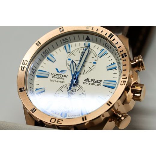 VOSTOK EUROPE ALMAZ CHRONO LINE 6S11-320B676 - ALMAZ SPACE STATION - BRANDS