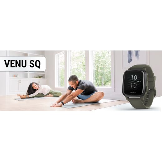 GARMIN VENU SQ MUSIC, SLATE/GREEN BAND 010-02426-13 - VENU SQ - ZNAČKY