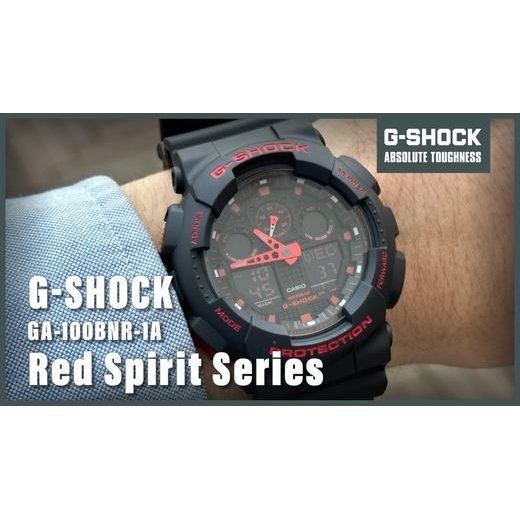 CASIO G-SHOCK GA-100BNR-1AER IGNITE RED SERIES - CASIO - ZNAČKY