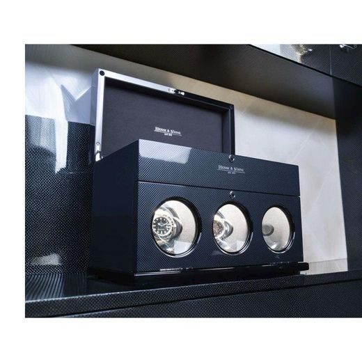 WATCH WINDER HEISSE & SÖHNE LOOP CARBON 70019-244.67 - WATCH WINDERS - ACCESSORIES