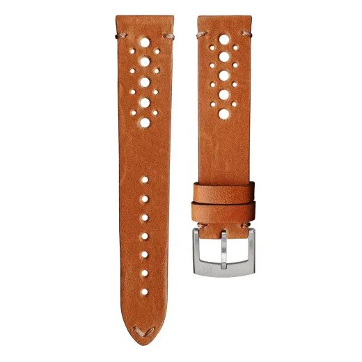 KOŽENÝ ŘEMÍNEK BIATEC | ZLATOHNĚDÝ RACING - 20 MM - STRAPS - ACCESSORIES