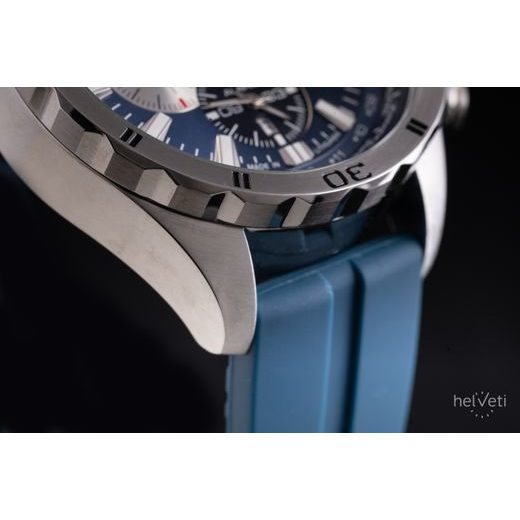 VOSTOK EUROPE ALMAZ MULTIFUNCTIONAL LINE YM26-320A652 - MODRÝ GUMOVÝ ŘEMÍNEK - ALMAZ SPACE STATION - ZNAČKY
