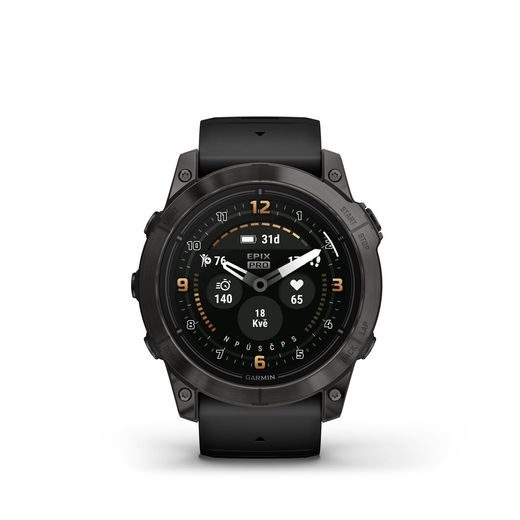 GARMIN EPIX™ PRO (GEN 2) SAPPHIRE EDITION CARBON GRAY DLC TITANIUM / BLACK BAND - 010-02803-11 - EPIX - BRANDS