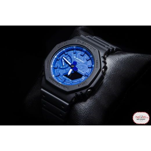 CASIO G-SHOCK GA-2100BP-1AER BLUE PAISLEY SERIES - CASIO - BRANDS