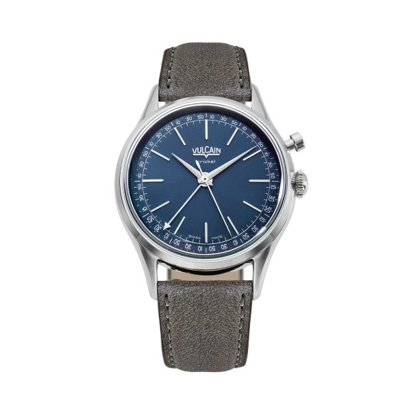 Vulcain Cricket President 39 mm - Blue - Grey