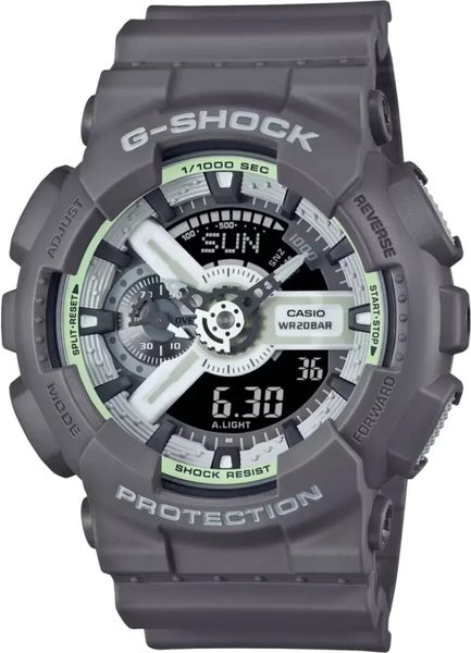 Levně Casio G-Shock GA-110HD-8AER Hidden Glow Series + 5 let záruka, pojištění a dárek ZDARMA