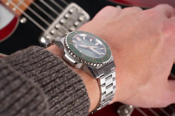 Formex Reef GMT Automatic Chronometer Green Dial with Rose Gold