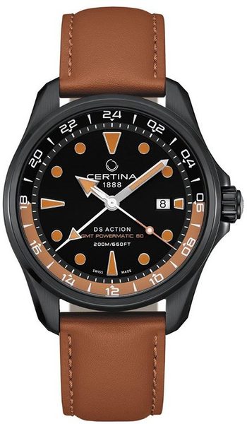 Certina DS Action GMT Powermatic 80 C032.429.36.051.00 + 5 let záruka, pojištění a dárek ZDARMA