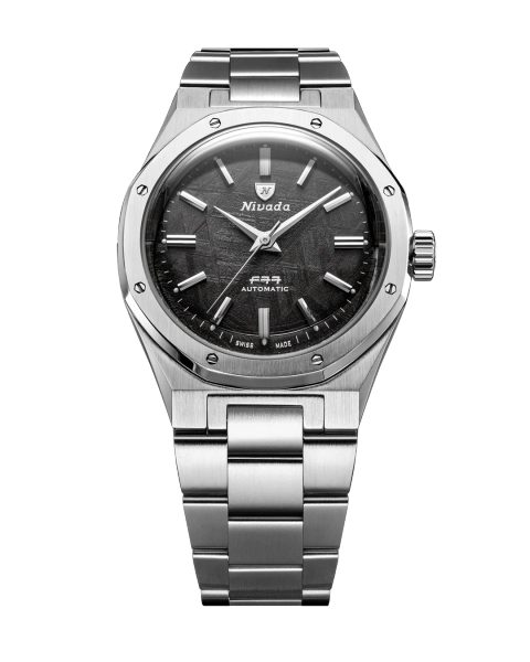 Levně Nivada Grenchen F77 SST Meteorite MK2 - 38 mm - Stainless Steel Bracelet