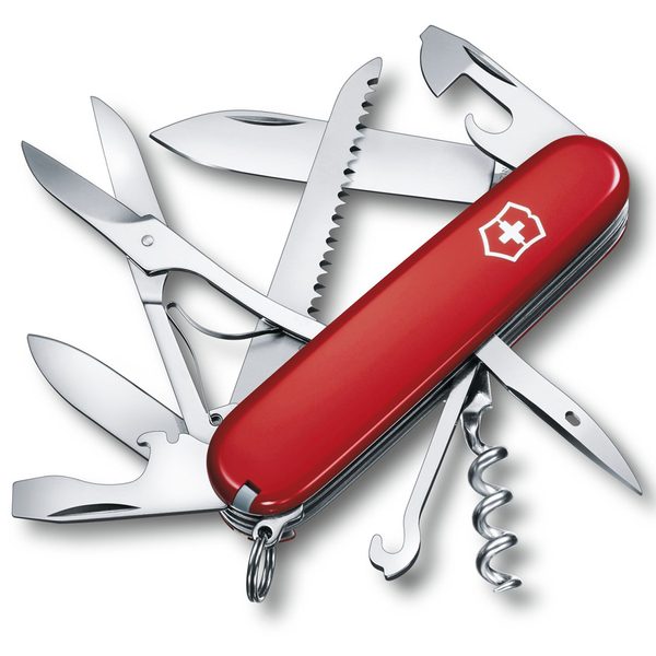 Nůž Victorinox Huntsman Red + 5 let záruka, pojištění a dárek ZDARMA