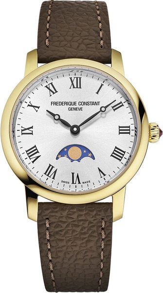 Levně Frederique Constant Slimline Ladies Moonphase Quartz FC-206RS1S5