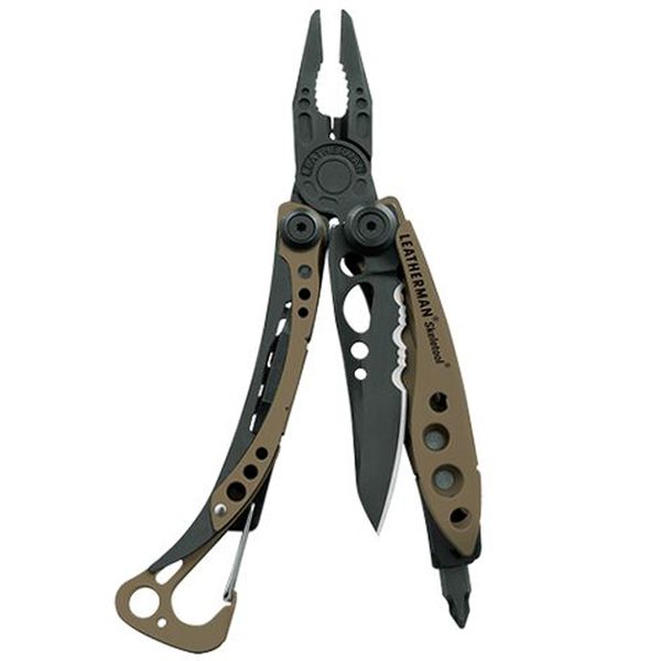 Levně MultiTool Leatherman SkeleTool Coyote Tan 832207 + 5 let záruka, pojištění a dárek ZDARMA