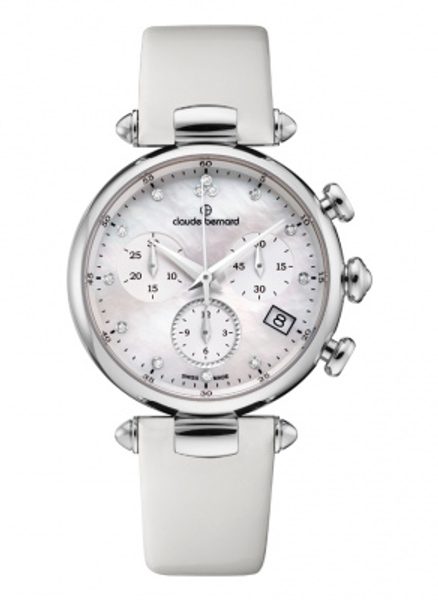 Claude Bernard Lady Chronograph 10215-3-NADN + 5 let záruka, pojištění a dárek ZDARMA