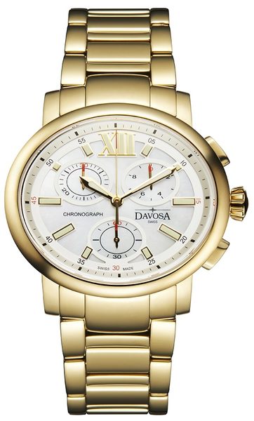 Levně Davosa Oval Edition Chronograph 168.579.15 + 5 let záruka, pojištění a dárek ZDARMA