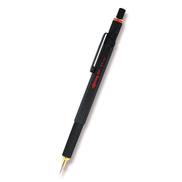 Mechanická tužka Rotring 800 Black 1520/0954232 - Black 0,5 mm + 5 let záruka, pojištění a dárek ZDARMA