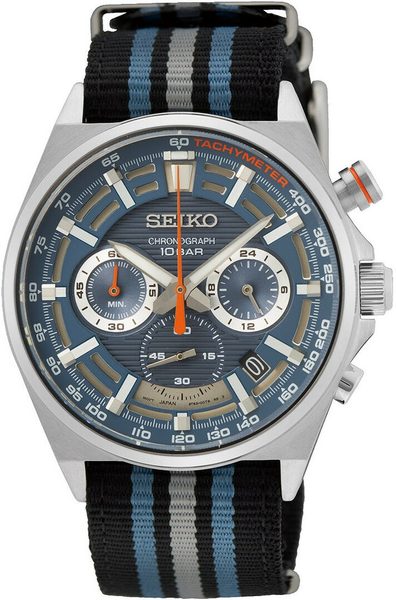 Levně Seiko Quartz Chronograph SSB409P1 + 5 let záruka, pojištění a dárek ZDARMA