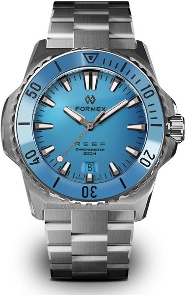 Levně Formex Reef 39,5 Automatic Chronometer Bahama Blue 2201.1.6367.100