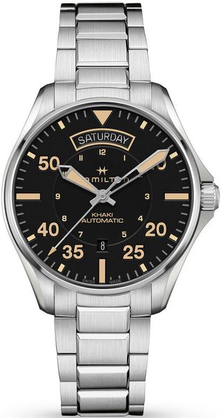 Hamilton Khaki Aviation Pilot Day Date Auto H64645131