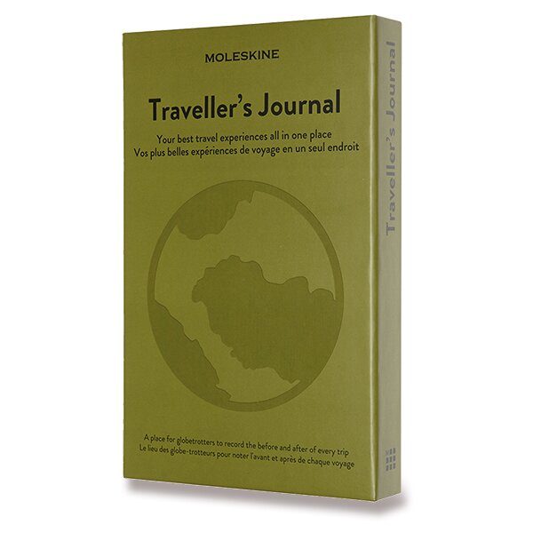 Zápisník Moleskine Passion Travel Journal KHAKI - tvrdé desky L 1331/1517140 + 5 let záruka, pojištění a dárek ZDARMA