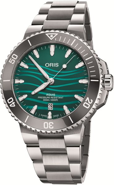 Levně Oris Aquis Date 43,5 mm Yangtze Jiangtun Limited Edition 01 733 7789 4197-Set