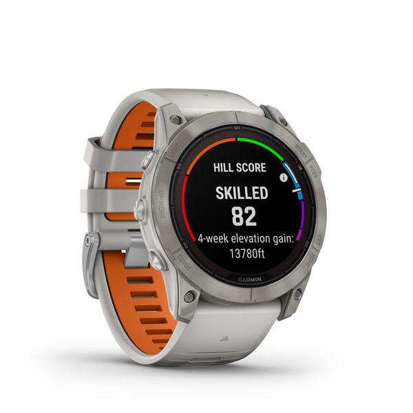 Garmin Fēnix 7X Pro Sapphire Solar Titanium Fog Gray / Ember Orange - 010-02778-15