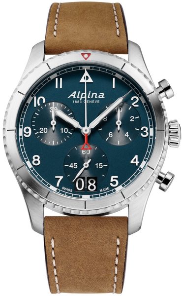 Levně Alpina Startimer Pilot Quartz Chronograph Big Date AL-372NW4S26 + 5 let záruka, pojištění a dárek ZDARMA