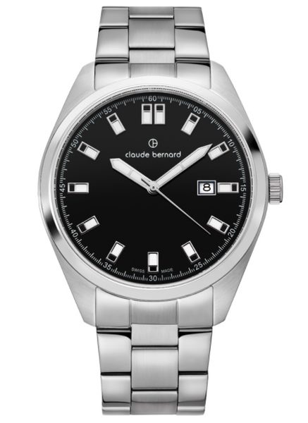 Claude Bernard Classic T50 Date 53019-3M-NIN + 5 let záruka, pojištění a dárek ZDARMA