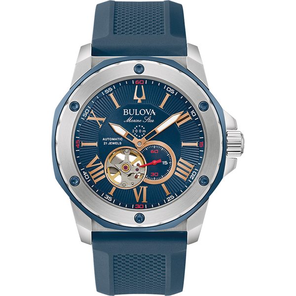 Levně Bulova Marine Star Automatic 98A282 + 5 let záruka, pojištění a dárek ZDARMA