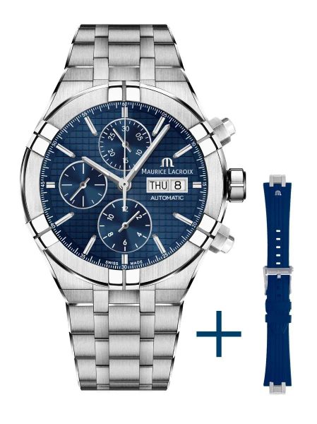 Levně Maurice Lacroix Aikon Automatic Chronograph AI6038-SS00F-430-C + 5 let záruka, pojištění a dárek ZDARMA