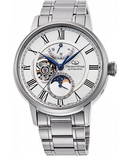 Levně Orient Star RE-AY0102S Classic Moon Phase + 5 let záruka, pojištění a dárek ZDARMA