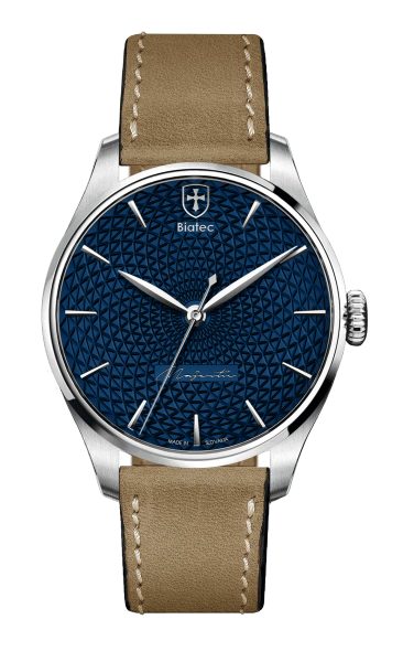 Levně Biatec Majestic 03 N - Béžový vintage nubuk řemínek