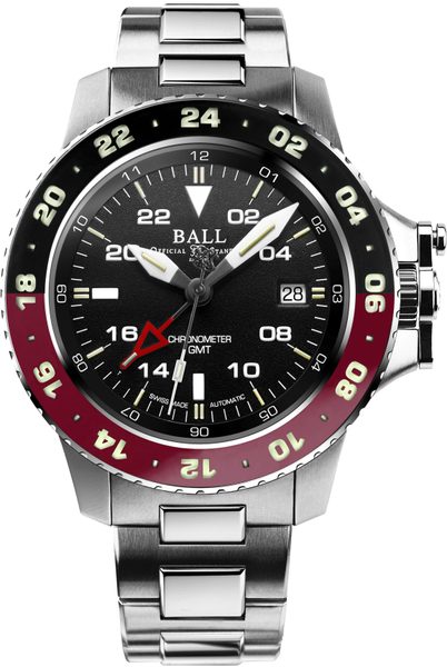 Levně Ball Engineer Hydrocarbon AeroGMT II (40mm) COSC DG2118C-S3C-BK + 5 let záruka, pojištění a dárek ZDARMA