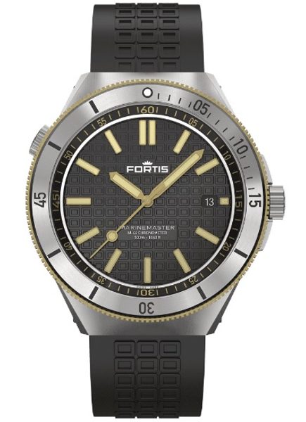 Levně Fortis Marinemaster M-44 Black Resin Gold COSC Limited Edition F8120015 + 5 let záruka, pojištění a dárek ZDARMA