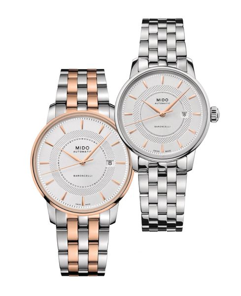 SET Mido Baroncelli Signature M037.407.22.031.01 a M037.207.11.031.01 + 5 let záruka, pojištění a dárek ZDARMA