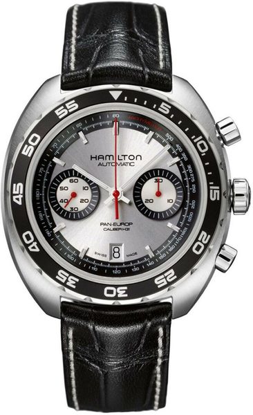 Hamilton American Classic Pan Europ Auto Chrono H35756755 + 5 let záruka, pojištění a dárek ZDARMA