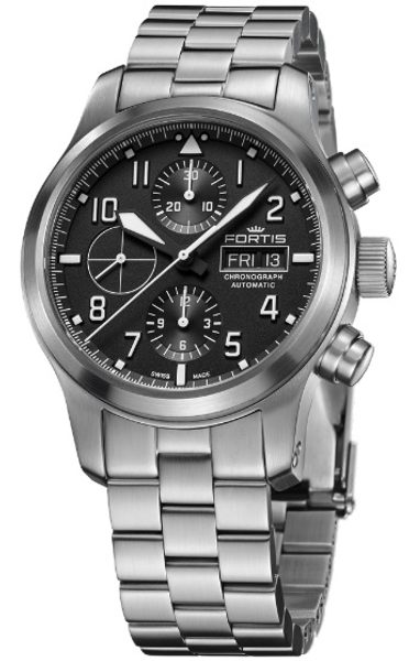 Levně Fortis Aeromaster Steel Chronograph F4040000 + 5 let záruka, pojištění a dárek ZDARMA