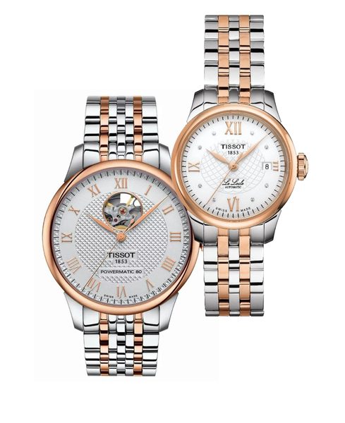 Levně SET Tissot Le Locle Automatic T006.407.22.033.02 a T41.2.183.16 + 5 let záruka, pojištění a dárek ZDARMA